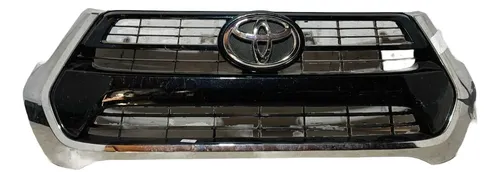 Grade Parachoque Toyota Hilux Srv 2021 2022 2023 / Original Preto Brilhante