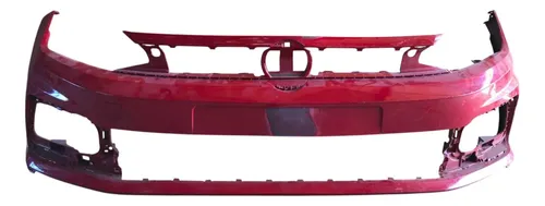 Parachoque Vw Polo Gts 2020 2021 2022 Original Vermelho