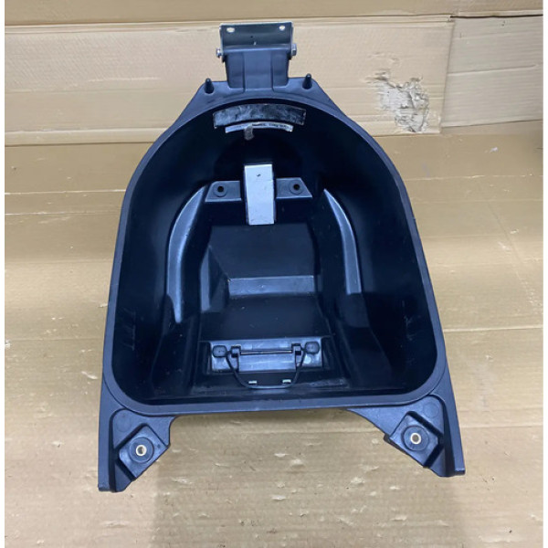 Porta Capacete Baú Honda Biz 125 2012 Original Filé Preto
