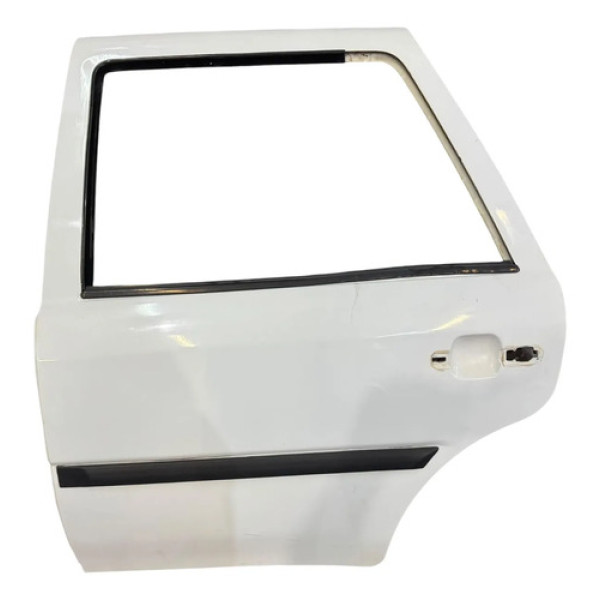 Porta Traseira Esquerda Volkswagen Gol G4 2004 2008 2010 Traseira 11 Branco