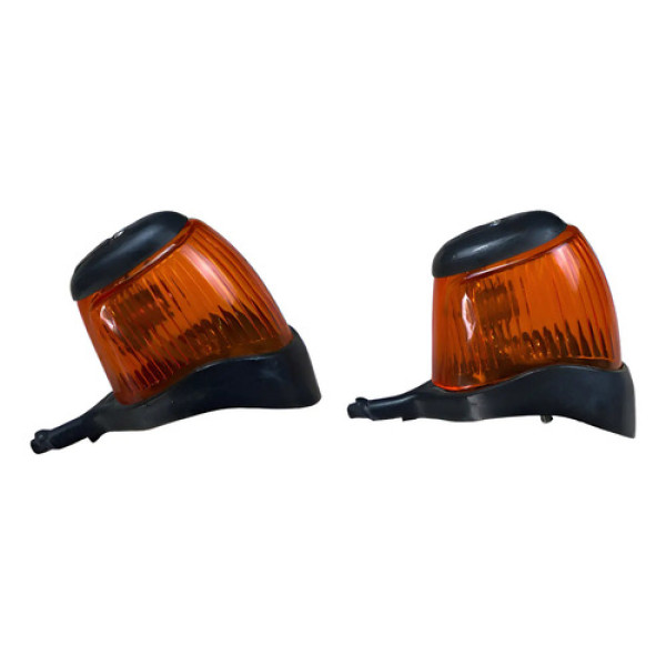 Par Lanterna Pisca Seta Dianteira Mb 1111/1113/1114 Laranja