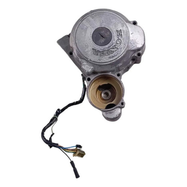Tampa Esquerda Do Motor Estator Da Strada Cbx/xr 200 93/2002 Prateado