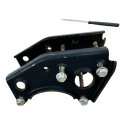 Par Alça Suporte Motor Haojue Dk 150 2022 Original Preto