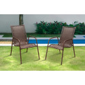 Assento De Jardim Comprelar Cadeira Premium Junco Luxo Eventos Moderno Varanda Aço Junco
