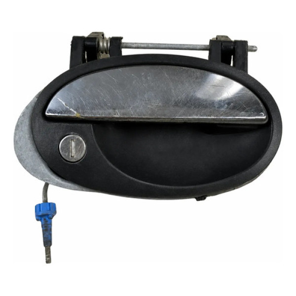 Maçaneta Externa Dianteira Direita Corsa 2002/2012 93264372 Preto Dianteira