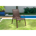 Assento De Jardim Comprelar Cadeira Premium Junco Luxo Eventos Moderno Varanda Aço Junco