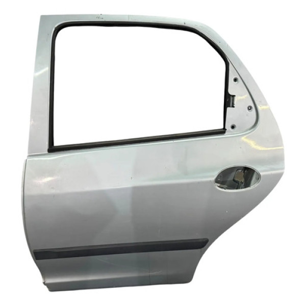 Porta Traseira Esquerda Chevrolet Celta 2010 Lisa Original Traseira Esquerda Prateado
