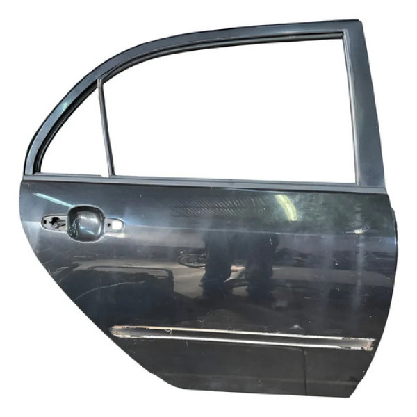 Porta Traseira Direita Toyota Corolla 2007 Original Lisa Traseira Esquerdo Preto