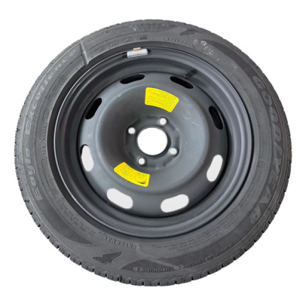 Roda Estepe Pneu 185/60 R15 Peugeot 207 2013 Cod 964320258 Chocolate