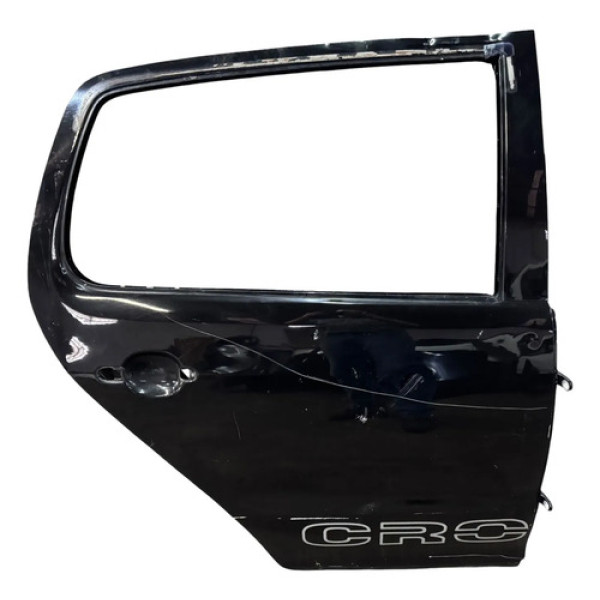 Porta Traseira Direita Volkswagem Crossfox 2005 A 2009 Traseira Direita Preto