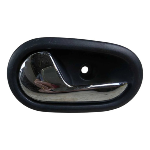 Maçaneta Puxador Interno Ld/esq Logan/sandero 16 806714381r Prata Dianteira/traseira