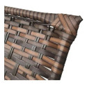 Assento De Jardim Lbx Moveis Junco Cadeira De Junco Romana Lbx Marrom-escuro