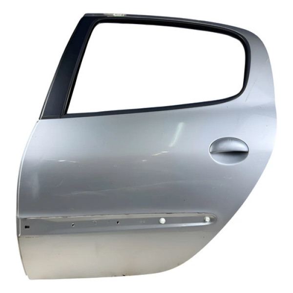 Porta Traseira Esquerda 206 207 1999 2000 2011 2012 A 2013 Traseira Esquerdo Prateado