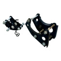 Par Alça Suporte Motor Haojue Dk 150 2022 Original Preto