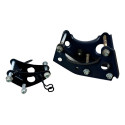 Par Alça Suporte Motor Haojue Dk 150 2022 Original Preto