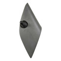 Acabamento Moldura Retrovisor Ford Ka 2 Portas 97/07 Ld Dir Cinza