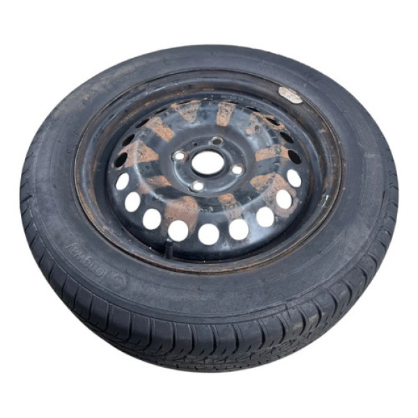 Roda Com Pneu Hyundai Hb20 2015 Original Pneu 185/60r15 Pret Preto