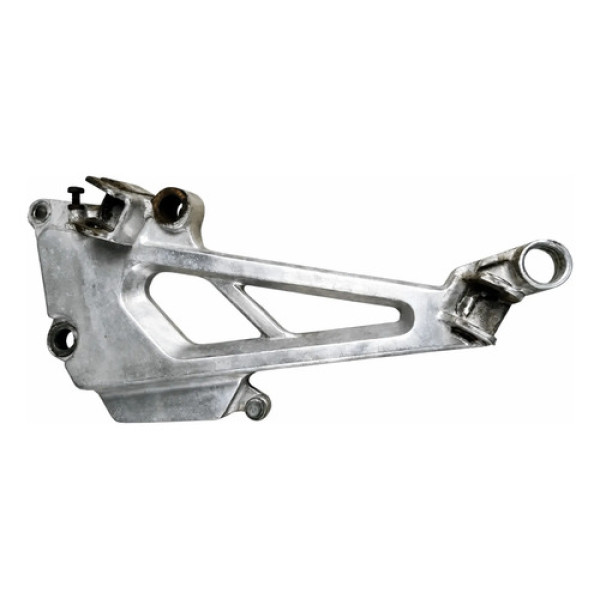 Suporte Pedaleira Bacalhau Direito Cbx 200 Strada 1994/2002 Prata