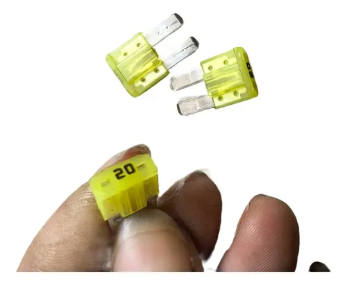 Kit 3 Mini Fusíveis Amarelo 20a Chevrolet Montana 2025