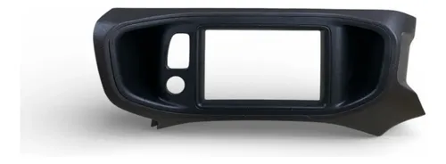 Moldura Painel Multimídia Chevrolet Prisma 2013 A 2019 Preto