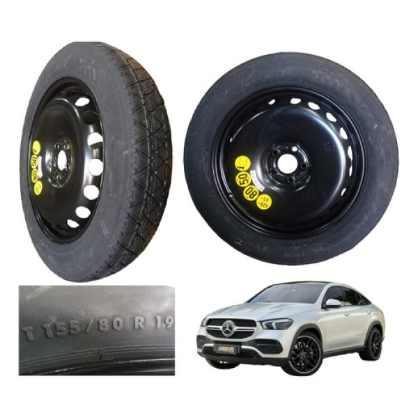 Roda Estepe T155/80 R19 Mercedes Gle 400 2018 1.8 Aut 