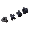 Kit Borrachas De Suporte Filtro De Ar Kia Sportage 2003 