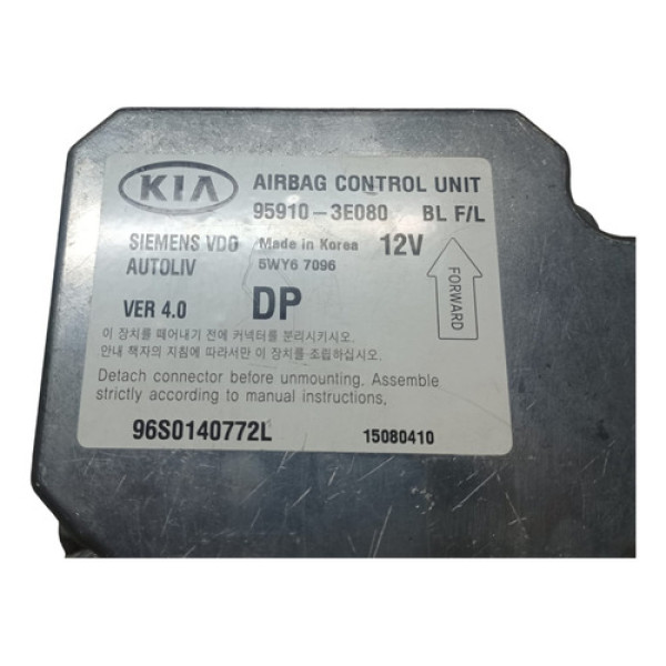 Módulo Do Air Bag Acionado Kia Sorento 2009 2.5 Diesel 