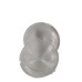 Kit 3 Lente 90mm Lanterna Lateral Carreta Cristal Caminhao Branco