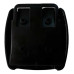 Porta Copos Universal Carro Onibus Trailer Motorhome Preto