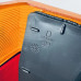 Lanterna Gol Bx 80 81 82 83 84 85 86 Tricolor Friso Preto Direito/passageiro Tricolor