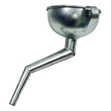 Funil Duas Curvas Ferro Galvanizado 310mm Automotivo Galvanizado