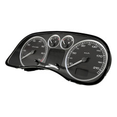 Painel Contagiro Peugeot 307 Peugeot Sw 1.6 De 2001 A 2005 Preto