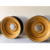 Roda Aro 15\' F75 - Pickup Willys - Rural Luxo Encaixe Calota Amarelo