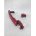 Maçaneta De Porta Peugeot 307 Externa Esquerda Traseira Vermelha Traseira
