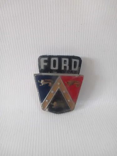 Emblema Capô Ford Custon Tudor Sedan Flathead 1948 A 1951 Preto