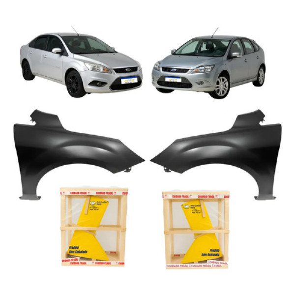 Par Paralama Ford Focus Gl Glx 2010 2011 2012 2013
