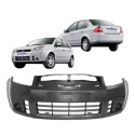 Parachoque Dianteiro Ford Fiesta 2008 2009 2010 Novo Preto