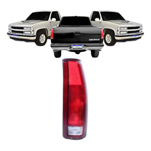 Lanterna Chevrolet Silverado Americana 1997 A 2002 Nova Ld Direito/passageiro Vermelho