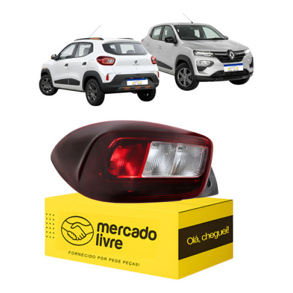 Lanterna Sinaleira Kwid 2023 2024 2025 2026 Com Led L.e Esquerdo/motorista Vermelho