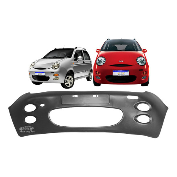 Parachoque Dianteiro Chery Qq 1.0 1.1 16v 2011 A 2015 Novo Preto