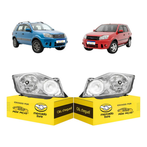Par Farol Sinaleira Ford Ecosport 2008 2009 2010 2011 2012 Ambos Lados