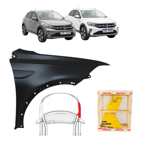 Paralama Volkswagen Nivus 2020 2021 2022 23 24 25 26 2027 Ld
