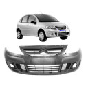 Parachoque Dianteiro Citroen C3 2009 2010 2011 2012 C/furo Preto