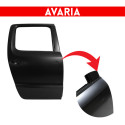 Porta Traseira Volkswagen Amarok 2010 A 2024 Lado Carona Traseira Direita Preto