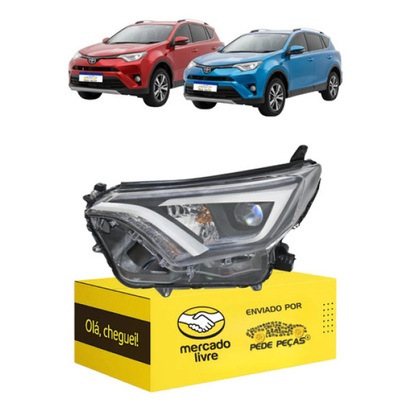 Farol Sinaleira Toyota Rav4 2017 2018 Elétrico C/led L.e Esquerdo/motorista