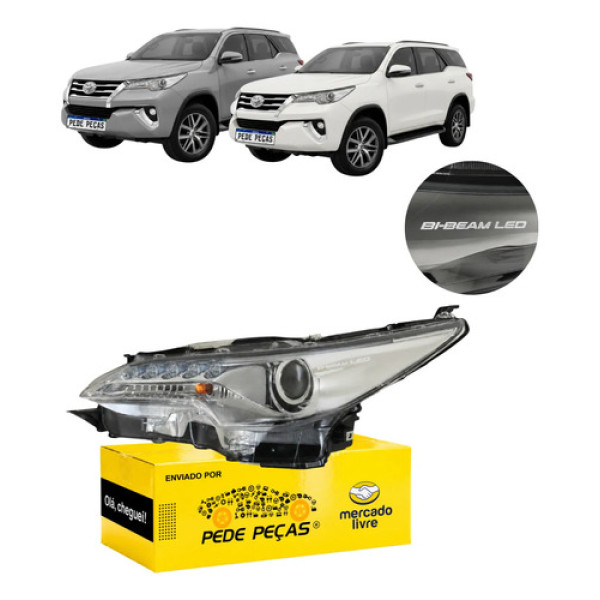 Sinaleira Toyota Sw4 Srx Diamond 2016 17 18 19 2020 C/led Le Esquerdo/motorista