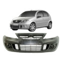 Parachoque Dianteiro Citroen C3 2008 2009 2010 11 2012 Novo Preto
