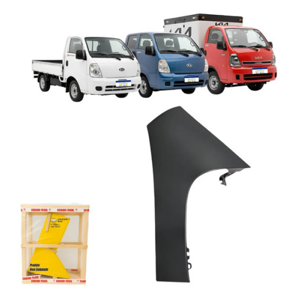 Paralama Curvão Kia Bongo 2006 07 08 09 10 11 12 A 2026 Ld