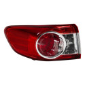 Lanterna Traseira Canto Toyota Corolla 2012 13 2014 S/led Le Esquerdo/motorista Vermelho Cristal