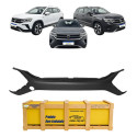 Aplique Parachoque  Vw Comfortline Taos 2021 A 2025 Central Preto